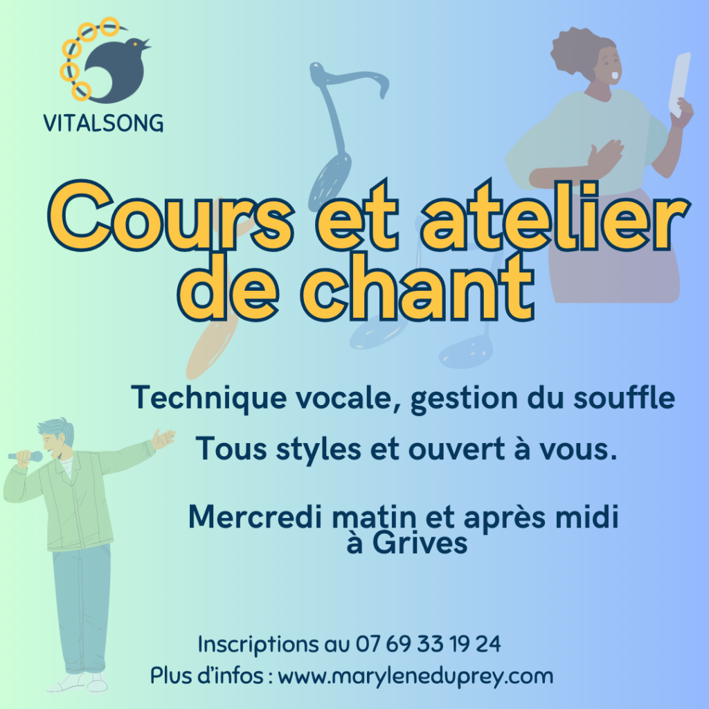 Cours de chant a Grives 24 3 1